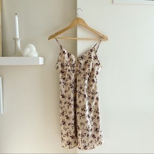 vintage floral slip dress